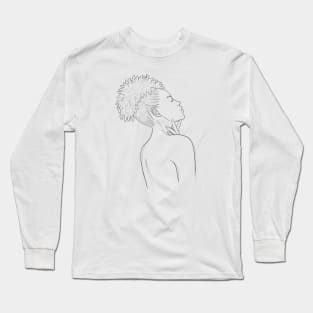 Black Beauty Line Art Long Sleeve T-Shirt